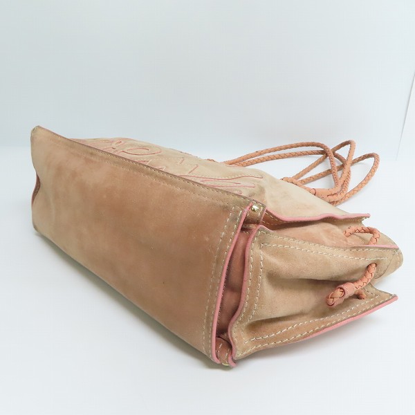 実際に弊社で買取させて頂いたLOEWE/ロエベ スウェード ハンドバッグの画像 2枚目