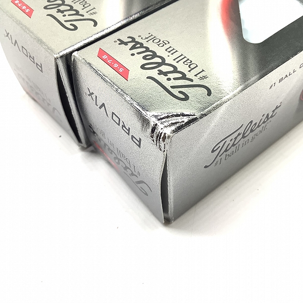 実際に弊社で買取させて頂いた【未使用/オウンネーム】Titleist/タイトリスト PRO V1x ゴルフボール 1ダースの画像 3枚目