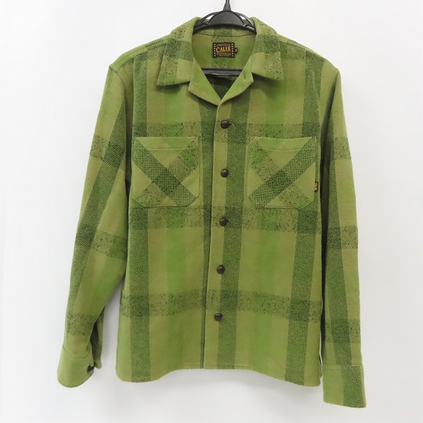 実際に弊社で買取させて頂いたCALEE/キャリー ウール混 コットン ジャケット グリーン/M