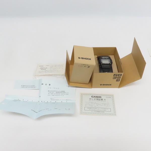 実際に弊社で買取させて頂いた【ジャンク】G-SHOCK LSD彫金師/高蝶智樹デザイン エルクロス/G-5600LL-1JFの画像 9枚目