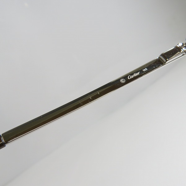 実際に弊社で買取させて頂いたCartier/カルティエ サイドロゴ 眼鏡/メガネフレーム A19A42Gの画像 6枚目