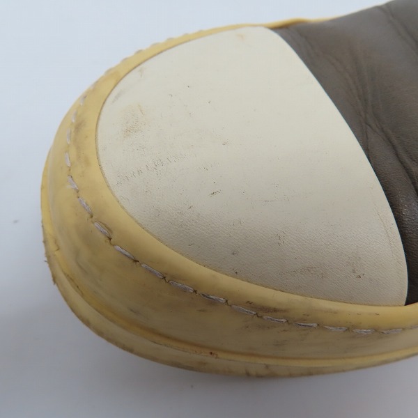 実際に弊社で買取させて頂いたRick Owens/リックオウエンス レザースリッポン/43の画像 7枚目