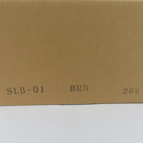 実際に弊社で買取させて頂いたTHE FLAT HEAD/フラットヘッド 馬革/ホースハイド レザー ローカット ブーツ ブラウン SLB-01 /26.5の画像 8枚目