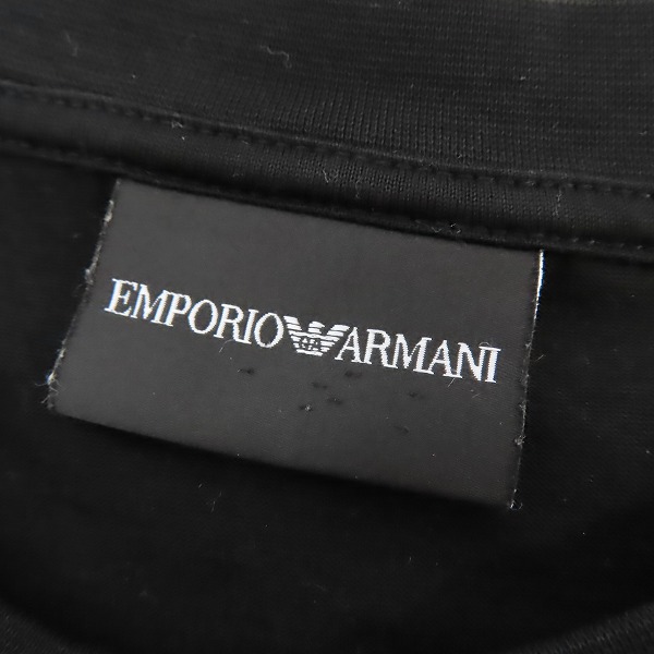実際に弊社で買取させて頂いたEMPORIO ARMANI/エンポリオアルマーニ ロンT ブラック/6H1TP9 1JTUZ/Lの画像 2枚目
