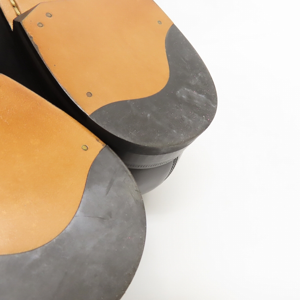 実際に弊社で買取させて頂いたBALLY/バリー FLABBY/10 レザー ローファー シューズ/US8EEEの画像 6枚目