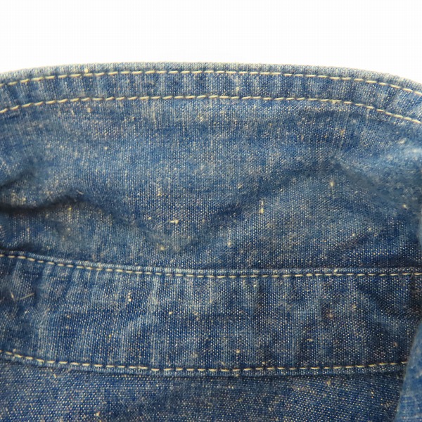 実際に弊社で買取させて頂いたGOTTA ROLL/ガッタロール THE FLAT HEAD/フラットヘッド ワークシャツ 34の画像 5枚目