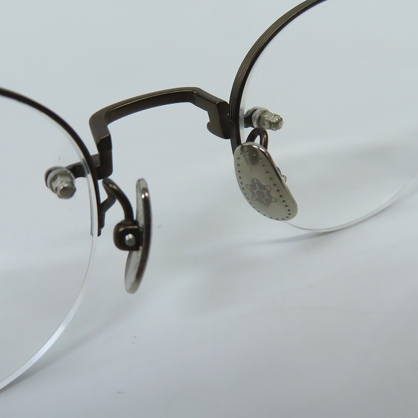 実際に弊社で買取させて頂いた999.9/フォーナインズ ツーポイント アイウエア/メガネフレーム 度入り TW-60Tの画像 4枚目