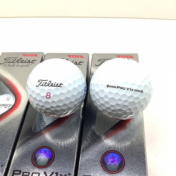 実際に弊社で買取させて頂いた【未使用/オウンネーム】Titleist/タイトリスト PRO V1x ゴルフボール 1ダースの画像 1枚目