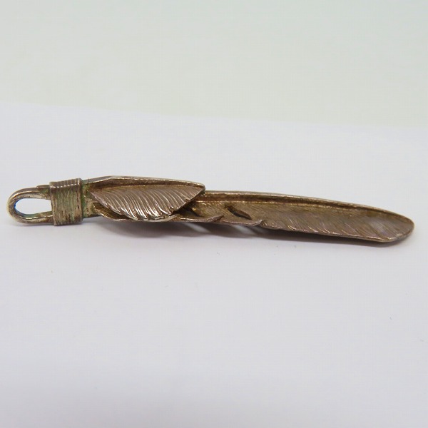 実際に弊社で買取させて頂いたFIRST ARROWS/ファーストアローズ ハートフェザー ペンダント 左向きの画像 3枚目