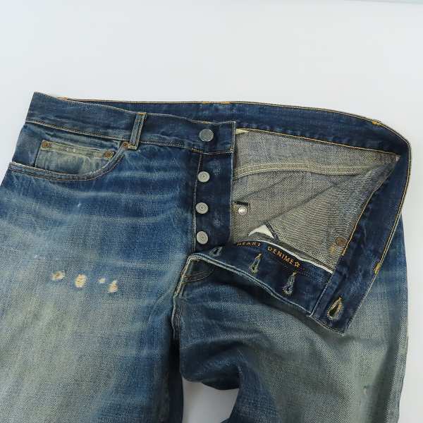 実際に弊社で買取させて頂いたGOLDEN GOOSE DELUXE BRAND/ゴールデングースデラックスブランド  ストレートデニムパンツ G24U504.A6/32の画像 2枚目