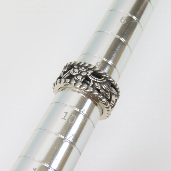 実際に弊社で買取させて頂いた【ギャラ付】Bloody Mary/ブラッディマリー Buddhigt lamp S/ブッディスト ランプ/仏光万華鏡 リング/9号の画像 7枚目