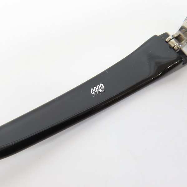 実際に弊社で買取させて頂いた999.9/フォーナインズ 眼鏡 メガネフレーム/アイウェア フルリム NP-80の画像 6枚目