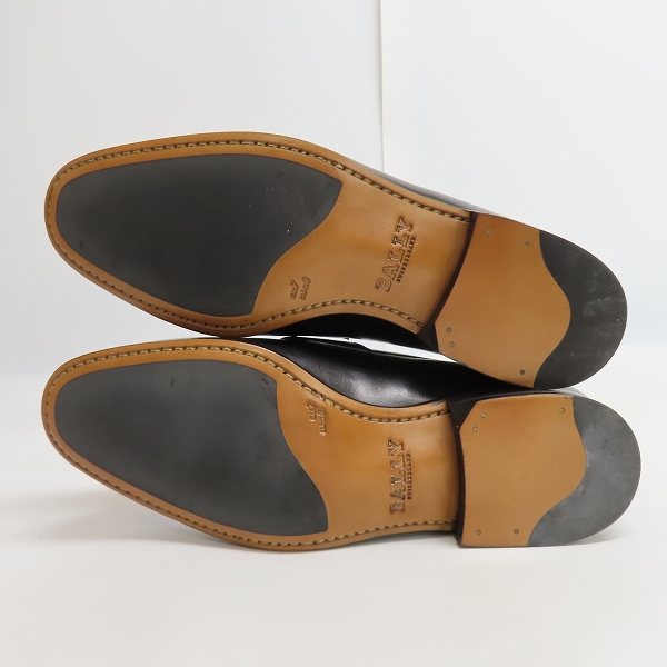 実際に弊社で買取させて頂いたBALLY/バリー FLABBY/10 レザー ローファー シューズ/US8EEEの画像 2枚目