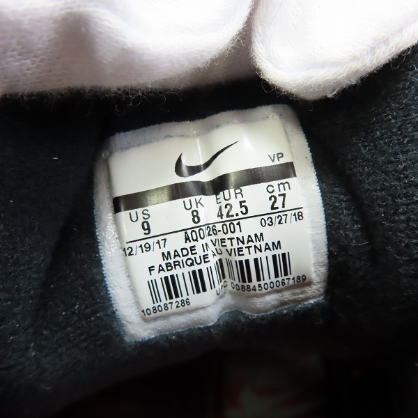 実際に弊社で買取させて頂いたNIKE×atmos/ナイキ×アトモス AIR MAX 90 PRNT WE LOVE NIKE AQ0926-001/27.0の画像 4枚目