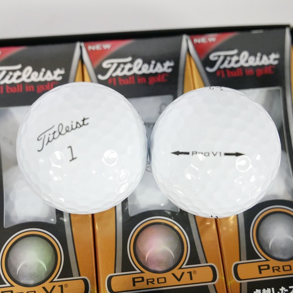 実際に弊社で買取させて頂いた(1)【未使用】Titleist/タイトリスト PRO V1 ゴルフボール 1ダースの画像 1枚目