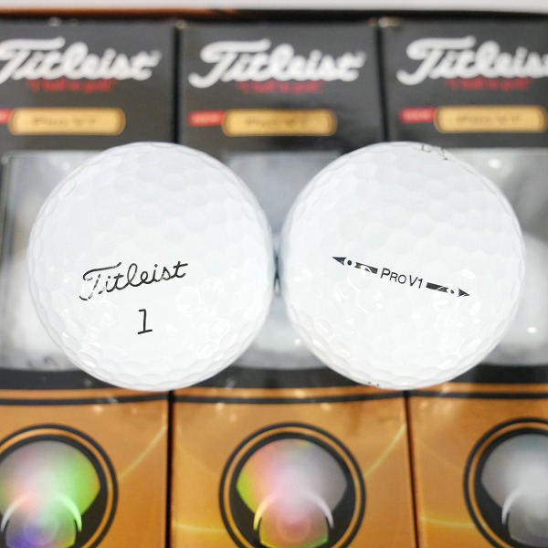 実際に弊社で買取させて頂いた(2)【未使用】Titleist/タイトリスト PRO V1 ゴルフボール 1ダースの画像 1枚目