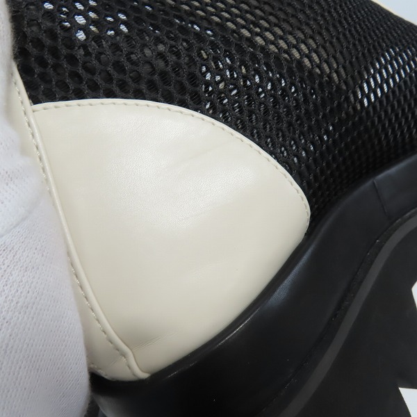 実際に弊社で買取させて頂いたHARE/ハレ レースアップメッシュブーサン ホワイト/ブラック HAL08015KL/Lの画像 8枚目