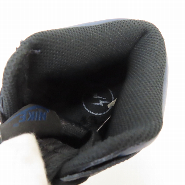 実際に弊社で買取させて頂いた【未使用】NIKE×FRAGMENT DESIGN/ナイキ×フラグメントデザイン DUNK HI/F ダンクハイ Midnight Navy DJ0383-400/27.0の画像 4枚目