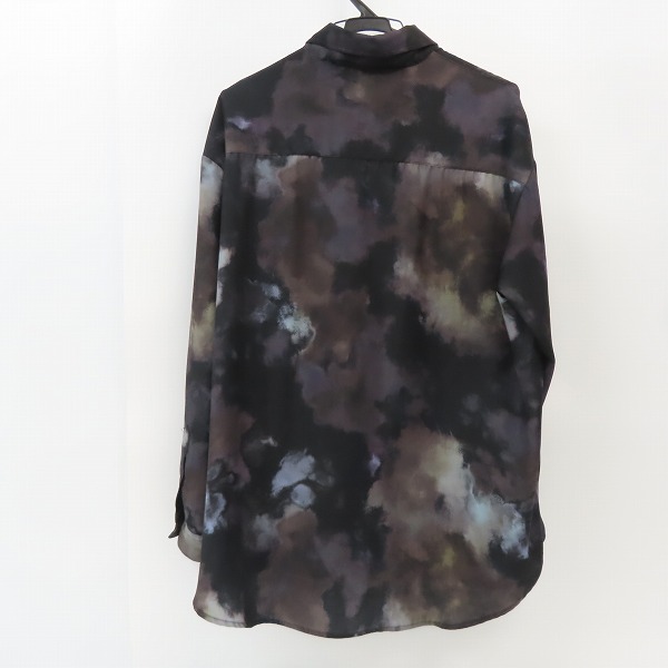 実際に弊社で買取させて頂いたHARE/ハレ 比翼ボタン マーブル シャツ HA020251TR/Sの画像 1枚目