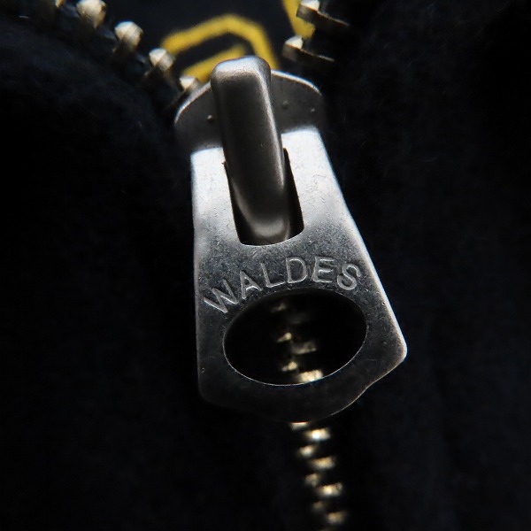 実際に弊社で買取させて頂いたCALEE/キャリー ジップアップメルトンジャケット ネイビー/Lの画像 5枚目