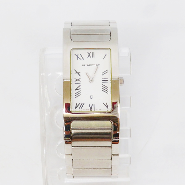 実際に弊社で買取させて頂いたBURBERRY/バーバリー スクエア クオーツ 腕時計 14000G【動作未確認】