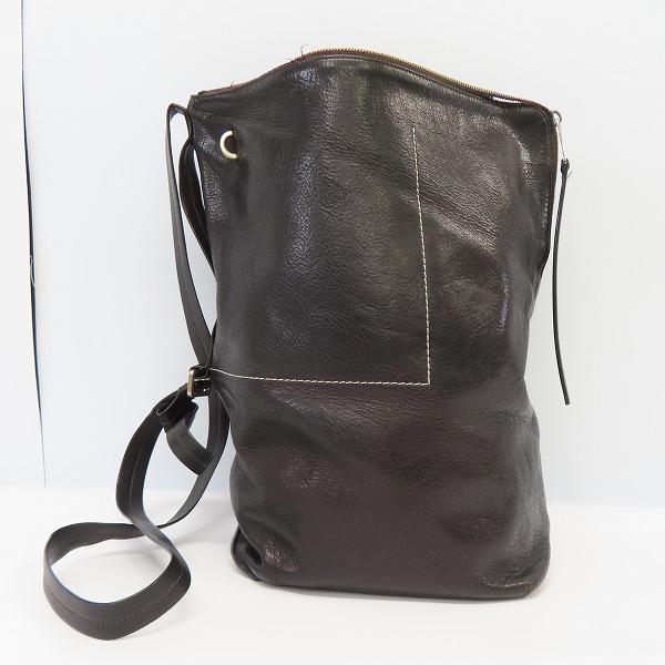 実際に弊社で買取させて頂いた【ジャンク】Rick Owens/リックオウエンス レザーショルダーバッグ