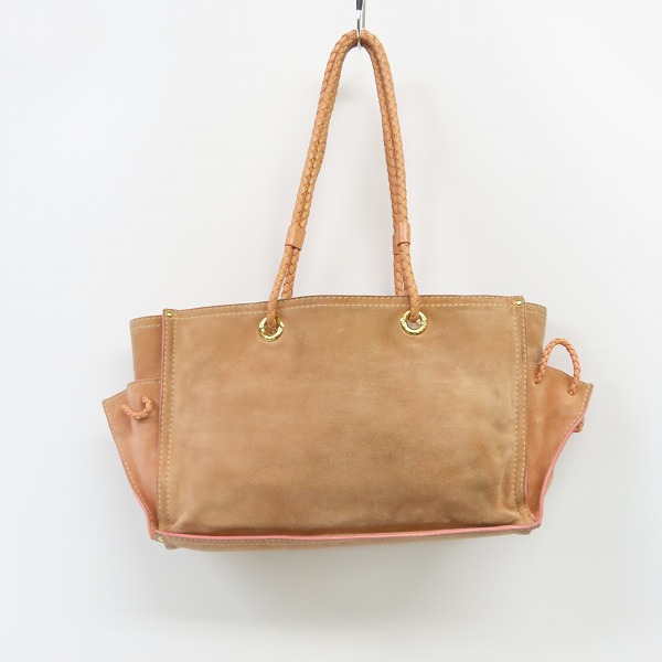 実際に弊社で買取させて頂いたLOEWE/ロエベ スウェード ハンドバッグの画像 1枚目