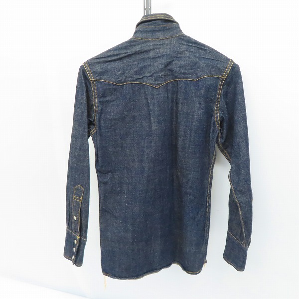 実際に弊社で買取させて頂いたTHE FLAT HEAD/フラットヘッド ウエスタンデニムシャツ 7001 /32の画像 1枚目
