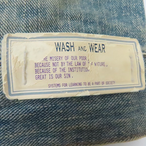 実際に弊社で買取させて頂いたMIHARA YASUHIRO/ミハラヤスヒロ リバーシブルデニムジャケット/Mの画像 6枚目