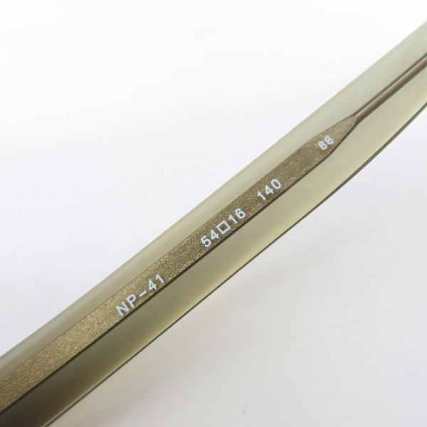 実際に弊社で買取させて頂いた999.9/フォーナインズ メガネフレーム NP-41の画像 7枚目