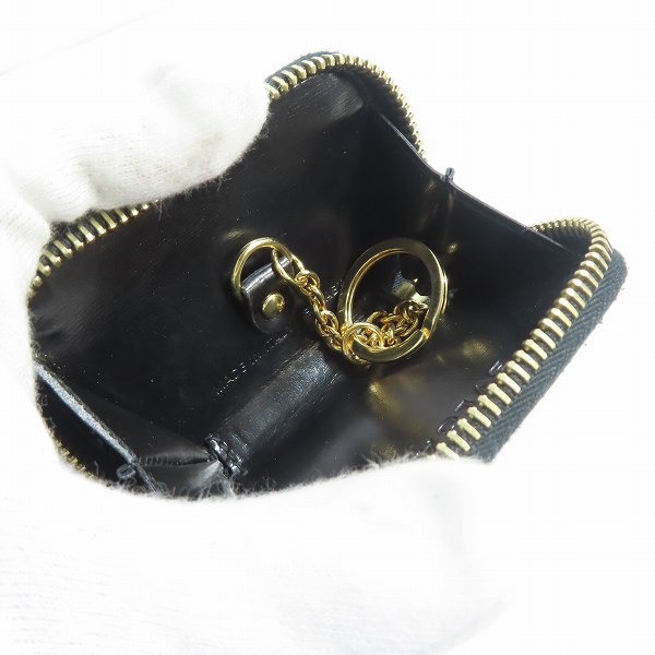 実際に弊社で買取させて頂いたBVLGARI/ブルガリ ミニポーチ/6連キーケース/キーリング付きコインケース 3点セットの画像 5枚目