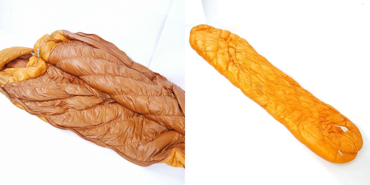 実際に弊社で買取させて頂いたmont-bell/モンベル ダウンハガー800 EXP ロング マミー型シュラフ/寝袋 1121362の画像 4枚目