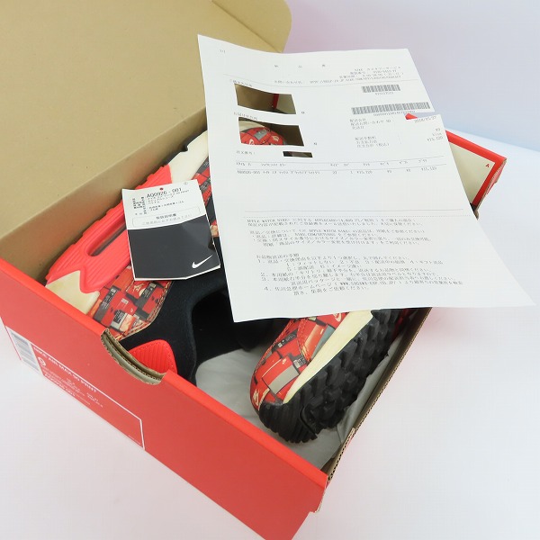 実際に弊社で買取させて頂いたNIKE×atmos/ナイキ×アトモス AIR MAX 90 PRNT WE LOVE NIKE AQ0926-001/27.0の画像 7枚目
