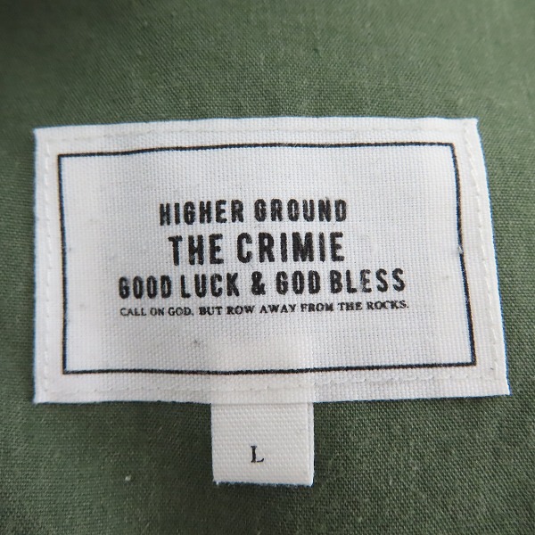 実際に弊社で買取させて頂いたTHE CRIMIE/クライミー ハーフパンツ カーキ/Lの画像 2枚目