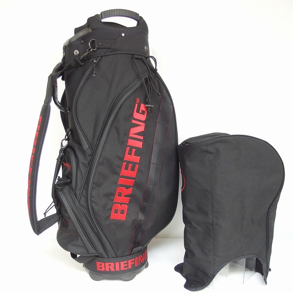 実際に弊社で買取させて頂いたBRIEFING/ブリーフィング ゴルフ 15分割キャディバッグ ブラック