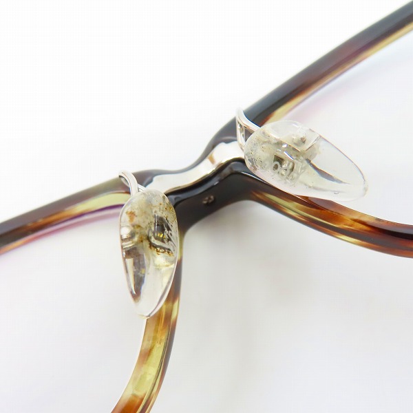 実際に弊社で買取させて頂いた999.9/フォーナインズ ウェリントン/スクエア 眼鏡フレーム/メガネフレーム NP-17の画像 4枚目