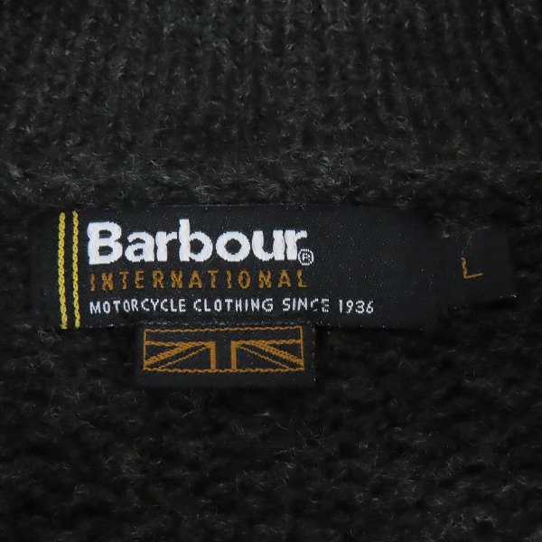実際に弊社で買取させて頂いたBarbour/バブアー ニットジャケット ウッドボタン US/Mの画像 2枚目