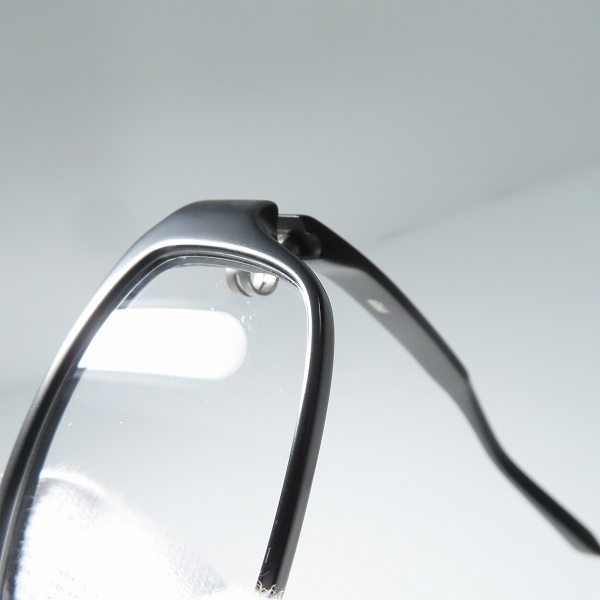 実際に弊社で買取させて頂いた999.9/フォーナインズ メガネ/眼鏡フレーム NP-16/黒の画像 6枚目