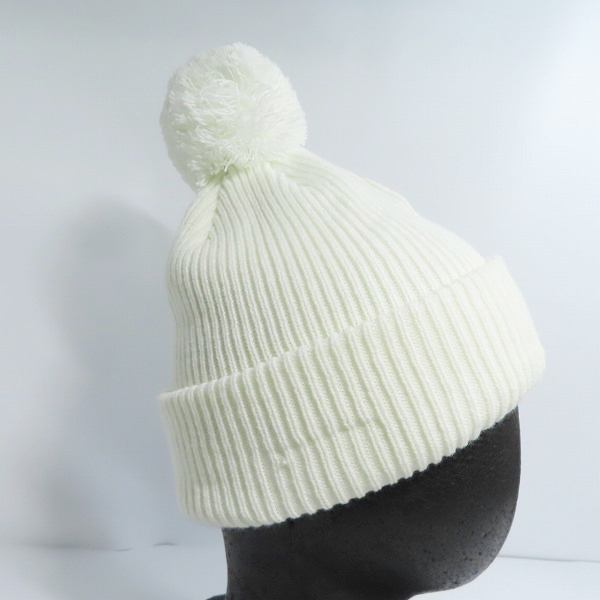 実際に弊社で買取させて頂いた(2)NEW ERA×FRAGMENT DESIGN/ニューエラ×フラグメント デザイン ポンポンニット リブ ホワイト の画像 4枚目