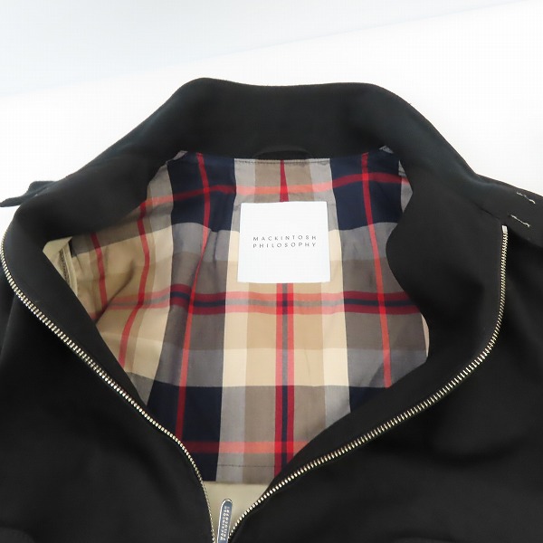 実際に弊社で買取させて頂いたMACKINTOSH PHILOSOPHY/マッキントッシュフィロソフィー ジップアップ ジャケット/ブルゾン H1F41-305-09/40の画像 5枚目