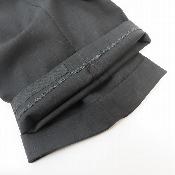 実際に弊社で買取させて頂いたGIORGIO ARMANI/ジョルジオアルマーニ 3B ストライプ テーラードジャケット/スラックス セットアップ/48の画像 7枚目