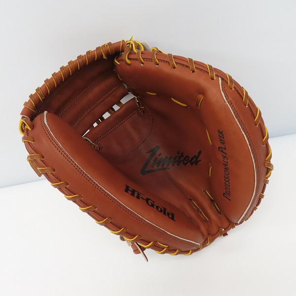 実際に弊社で買取させて頂いたHI-GOLD/ハイゴールド 限定品 Professionals PLAYER 硬式 キャッチャーミットの画像 2枚目
