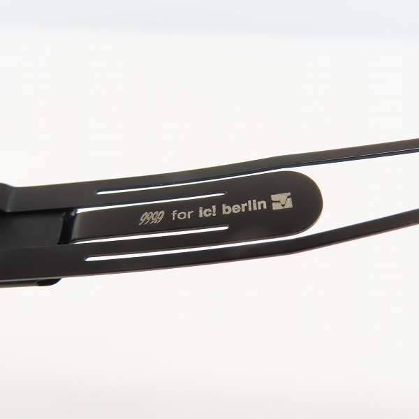 実際に弊社で買取させて頂いた999.9 for ic!berlin/フォーナインズ フォー アイシーベルリン mikame3 度入り メガネフレーム/アイウェアの画像 6枚目