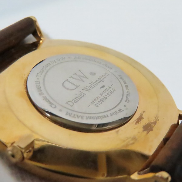 実際に弊社で買取させて頂いたDaniel Wellington/ダニエルウェリントン アナログ/2針 クォーツ/腕時計の画像 3枚目