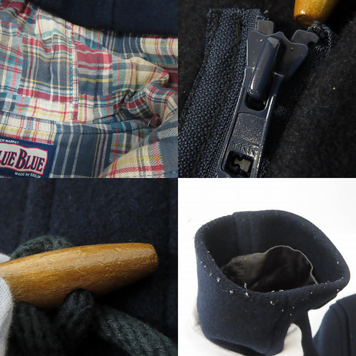 実際に弊社で買取させて頂いたBLUEBLUE/ブルーブルー ハリウッドランチマーケット ダッフルコート/3の画像 7枚目