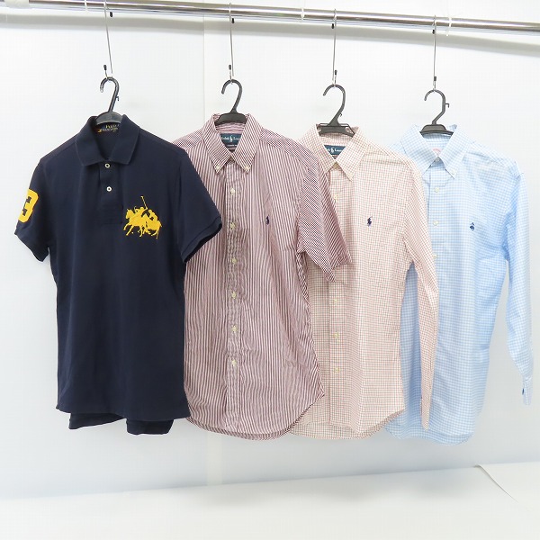 実際に弊社で買取させて頂いた【未使用含む】Ralph Lauren/ラルフローレン BROOKS BROTHERS/ブルックスブラザーズ シャツ/ポロシャツ/S/4点セット