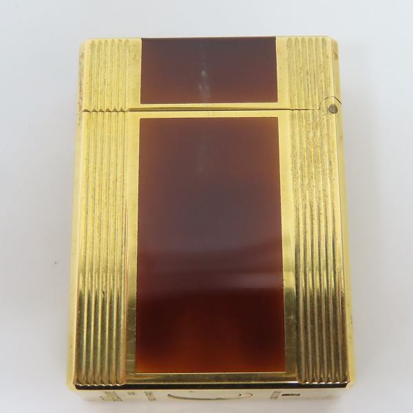 実際に弊社で買取させて頂いたS.T.Dupont/デュポン ライン1 スモール クラシック モダン ブラウン/ゴールドの画像 1枚目