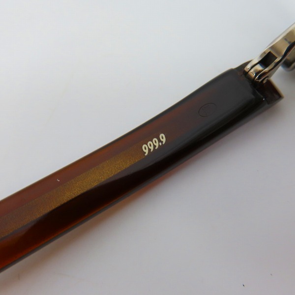 実際に弊社で買取させて頂いた999.9/フォーナインズ メガネフレーム NP-41 37の画像 5枚目