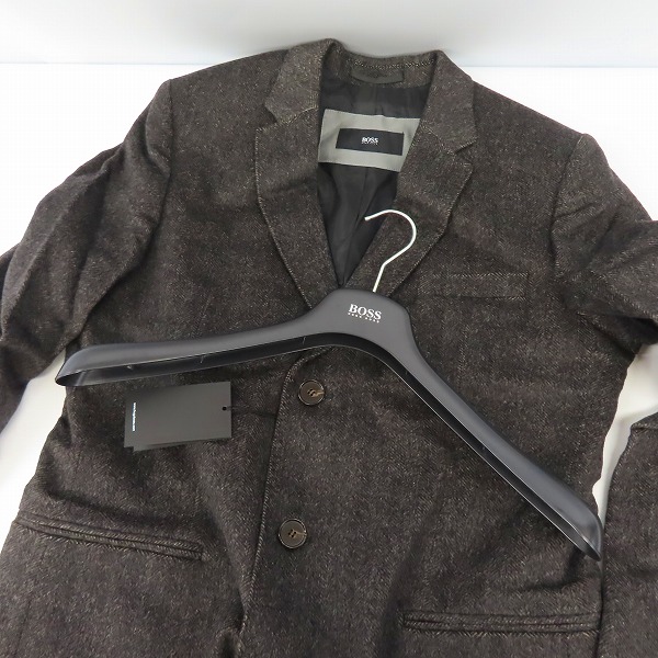 実際に弊社で買取させて頂いたHUGO BOSS/ヒューゴボス ウール チェスターコート/50の画像 9枚目