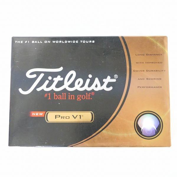 実際に弊社で買取させて頂いた(2)【未使用】Titleist/タイトリスト PRO V1 ゴルフボール 1ダースの画像 2枚目